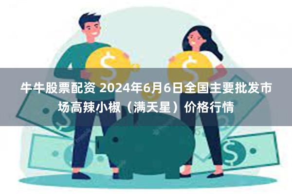 牛牛股票配资 2024年6月6日全国主要批发市场高辣小椒（满天星）价格行情