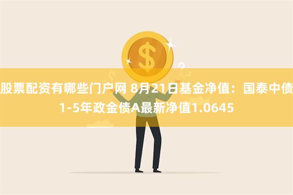 股票配资有哪些门户网 8月21日基金净值：国泰中债1-5年政金债A最新净值1.0645